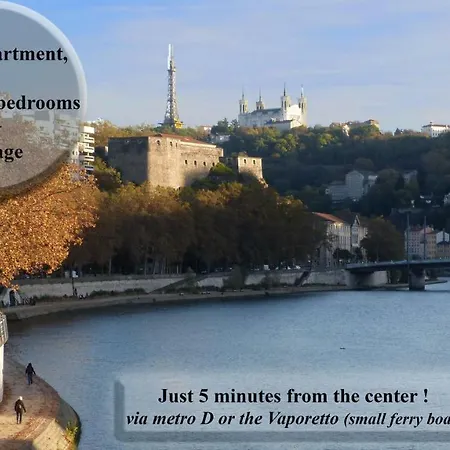 T3 55m2 & Garage, Proche Saone, Et 5 Min Vieux Via Metro D Lyon